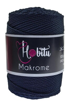 HOBİTU YARNS - HOBİTU MAKROME 260 Koyu Lacivert