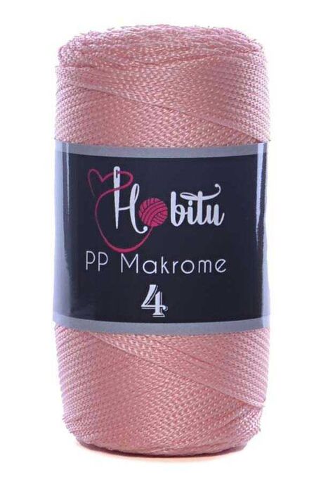 HOBİTU YARNS - HOBİTU MAKROME 200gr NO:4 072 Soft Pembe