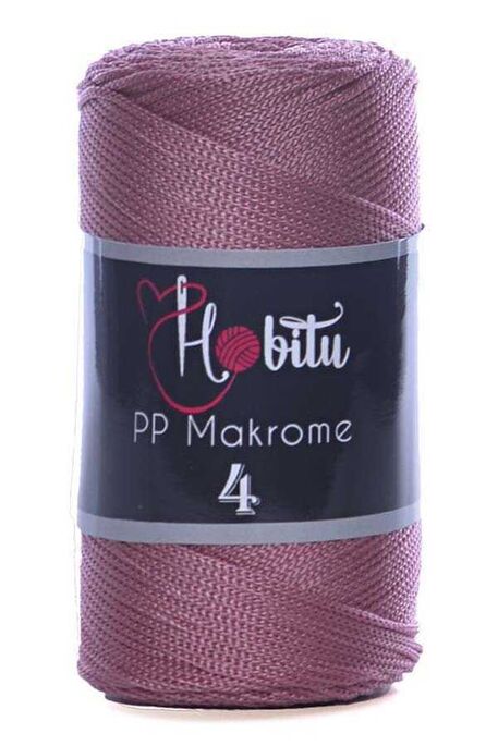 HOBİTU YARNS - HOBİTU MAKROME 200gr NO:4 090 Gül Kurusu