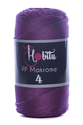 HOBİTU YARNS - HOBİTU MAKROME 200gr NO:4 160 Mürdüm