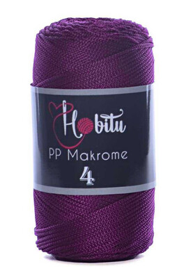 HOBİTU YARNS - HOBİTU MAKROME 200gr NO:4 160 Mürdüm