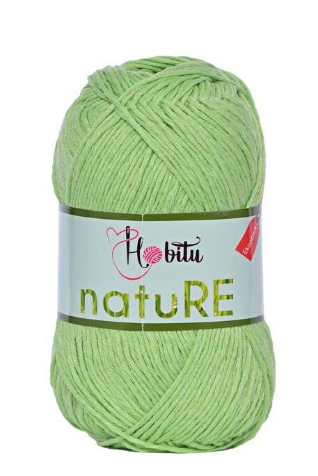 HOBİTU YARNS - HOBİTU NATURE 128 Fıstık Yeşili