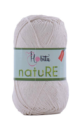 HOBİTU YARNS - HOBİTU NATURE 152 KREM