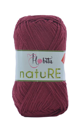 HOBİTU YARNS - HOBİTU NATURE 159 Açık Bordo