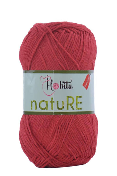 HOBİTU YARNS - HOBİTU NATURE 173 KIRMIZI