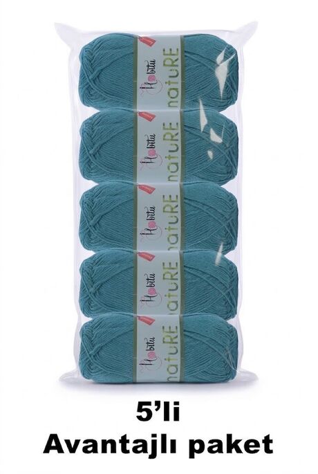 HOBİTU YARNS - HOBİTU NATURE 5 Lİ PAKET 131 Benetton