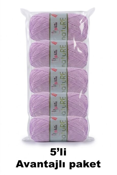 HOBİTU NATURE 5 Lİ PAKET 165 Lila - 1