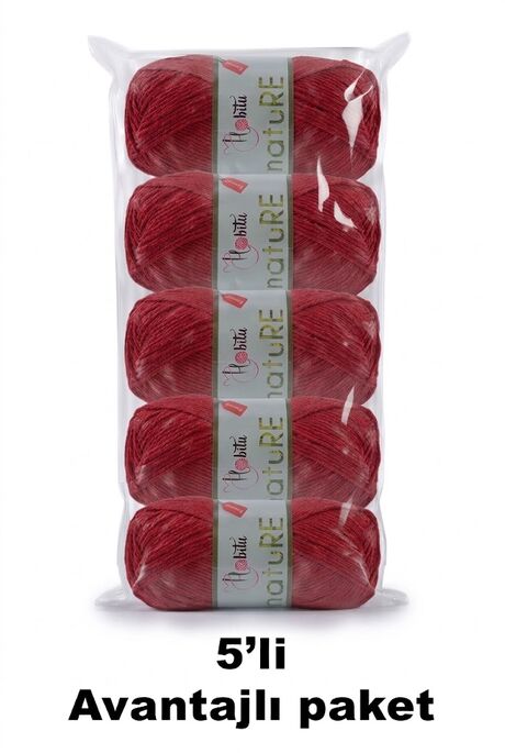 HOBİTU NATURE 5 Lİ PAKET 173 Kırmızı - 1