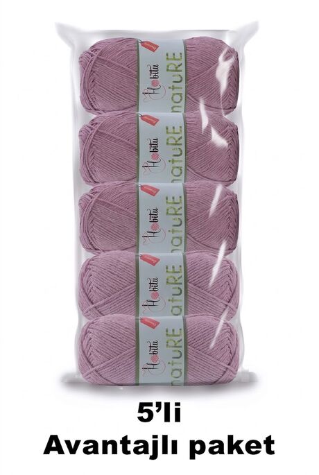 HOBİTU NATURE 5 Lİ PAKET 192 Gül Kurusu - 1