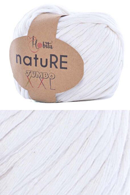 HOBİTU - HOBİTU NATURE JUMBO XXL COTTON 152 Ekru