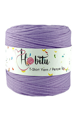 HOBİTU YARNS - HOBİTU PENYE İP T-SHİRT YARN 1036 Lila