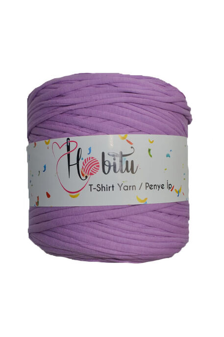 HOBİTU YARNS - HOBİTU PENYE İP T-SHİRT YARN 1249 Leylak