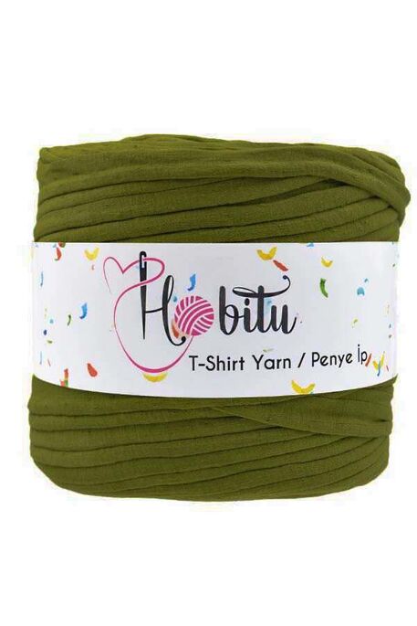 HOBİTU YARNS - HOBİTU PENYE İP T-SHİRT YARN 1291 Kına Yeşili