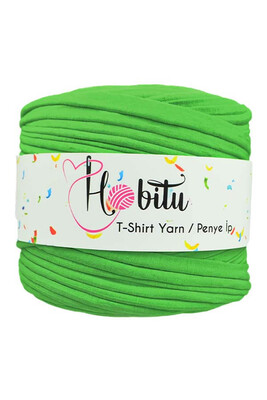 HOBİTU YARNS - HOBİTU PENYE İP T-SHİRT YARN 155 Elma Yeşili