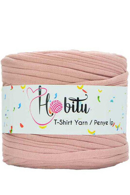HOBİTU YARNS - HOBİTU PENYE İP T-SHİRT YARN 161 Pudra