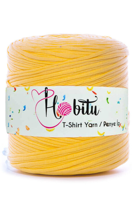 HOBİTU YARNS - HOBİTU PENYE İP T-SHİRT YARN 184 Sarı