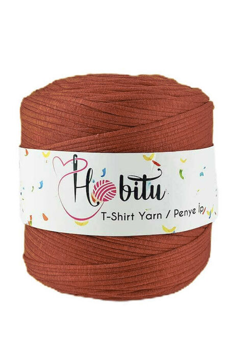 HOBİTU YARNS - HOBİTU PENYE İP T-SHİRT YARN 185 Taba