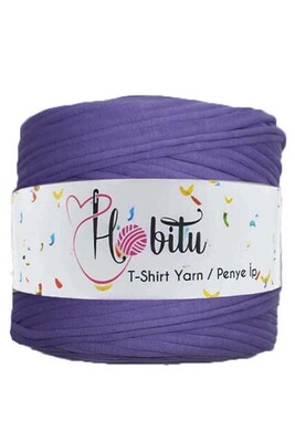 HOBİTU YARNS - HOBİTU PENYE İP T-SHİRT YARN 187 Eflatun