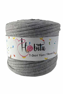 HOBİTU YARNS - HOBİTU PENYE İP T-SHİRT YARN 195 Gri