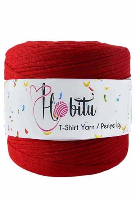 HOBİTU YARNS - HOBİTU PENYE İP T-SHİRT YARN 207 Kırmızı