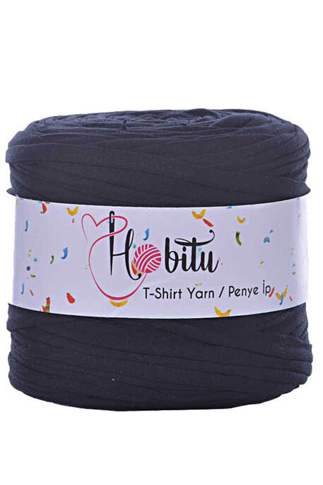 HOBİTU YARNS - HOBİTU PENYE İP T-SHİRT YARN 217 Siyah