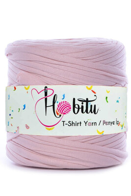 HOBİTU YARNS - HOBİTU PENYE İP T-SHİRT YARN 2197 Pembe