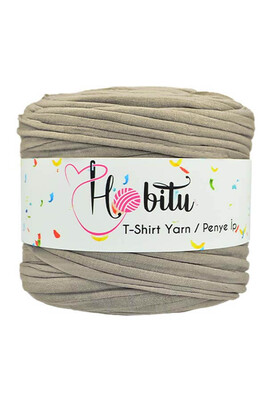 HOBİTU YARNS - HOBİTU PENYE İP T-SHİRT YARN 257 Vizon