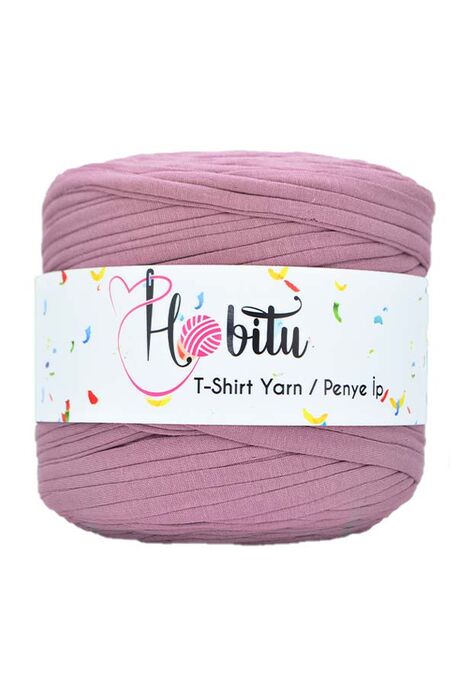 HOBİTU YARNS - HOBİTU PENYE İP T-SHİRT YARN 275 Gül Kurusu