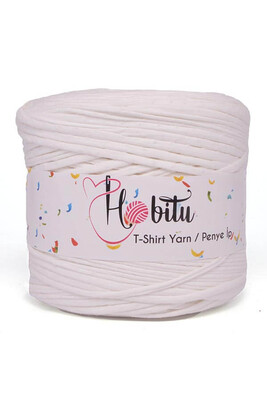 HOBİTU YARNS - HOBİTU PENYE İP T-SHİRT YARN 300 Ekru