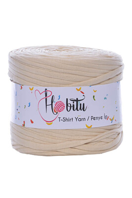 HOBİTU YARNS - HOBİTU PENYE İP T-SHİRT YARN 742 Bej