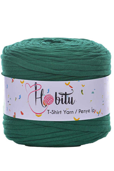 HOBİTU YARNS - HOBİTU PENYE İP T-SHİRT YARN 755 Ördekbaşı Yeşili