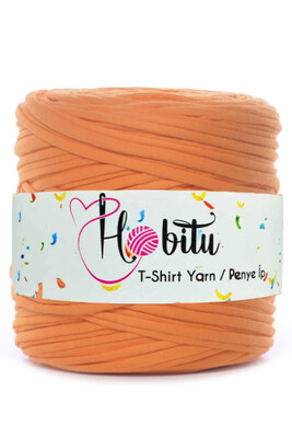 HOBİTU YARNS - HOBİTU PENYE İP T-SHİRT YARN 979 Turuncu