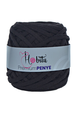 HOBİTU YARNS - HOBİTU PREMİUM PENYE İP 2008 Siyah