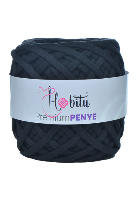 HOBİTU YARNS - HOBİTU PREMİUM PENYE İP 2012 SİYAH