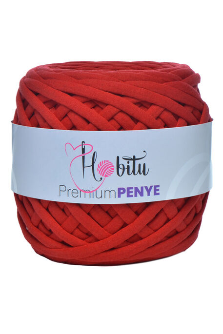 HOBİTU YARNS - HOBİTU PREMİUM PENYE İP 2013 KIRMIZI