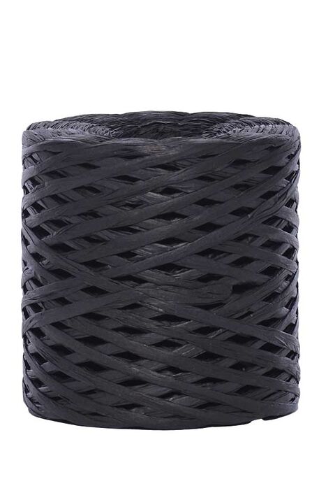 HOBİTU RAFFİA İPİ 200 GR G12 Siyah - 2