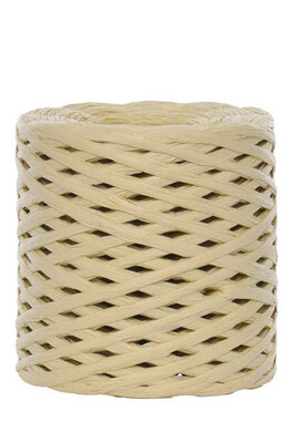 HOBİTU RAFFİA İPİ 200 GR G27 Krem - Thumbnail