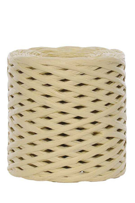 HOBİTU RAFFİA İPİ 200 GR G27 Krem - 2