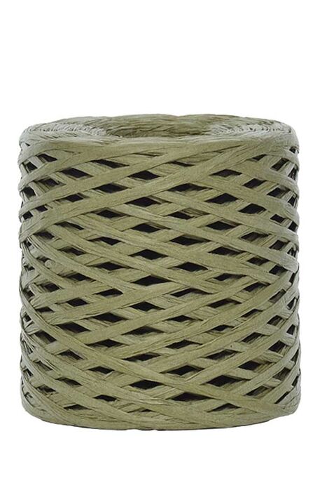 HOBİTU RAFFİA İPİ 200 GR G33 Haki - 2