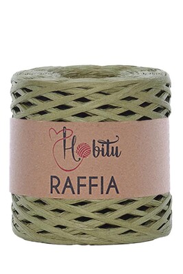 HOBİTU - HOBİTU RAFFİA İPİ 200 GR G33 Haki