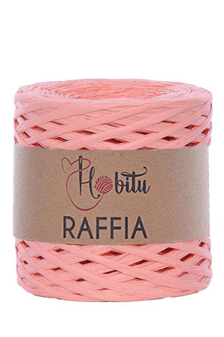 HOBİTU - HOBİTU RAFFİA İPİ 200 GR G6 Somon