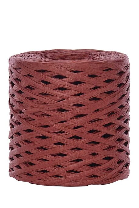HOBİTU RAFFİA İPİ 200 GR G62 Bordo - 2