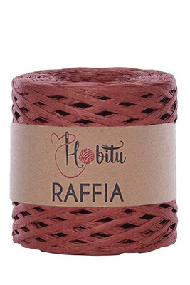 HOBİTU RAFFİA İPİ 200 GR G62 Bordo - Thumbnail