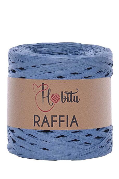 HOBİTU - HOBİTU RAFFİA İPİ 200 GR G67 Denim