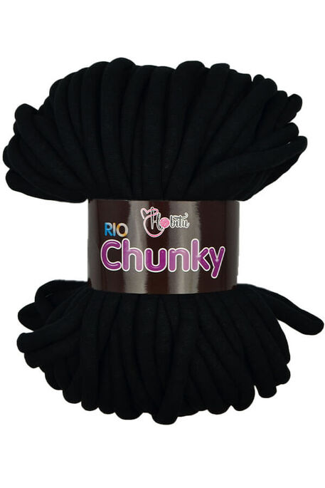 HOBİTU YARNS - HOBİTU RİO CHUNKY 2401 Siyah