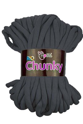 HOBİTU YARNS - HOBİTU RİO CHUNKY 3080 Koyu Gri