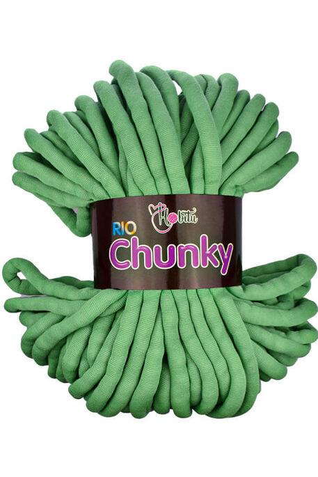 HOBİTU YARNS - HOBİTU RİO CHUNKY 3845 Çağla Yeşili