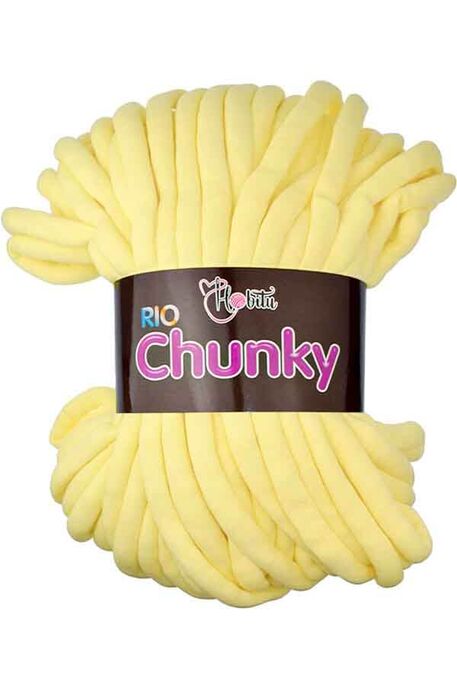 HOBİTU YARNS - HOBİTU RİO CHUNKY 5009 Açık Sarı