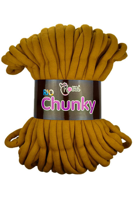 HOBİTU YARNS - HOBİTU RİO CHUNKY 5550 Hardal