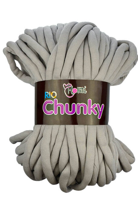 HOBİTU YARNS - HOBİTU RİO CHUNKY 9102 Güvercin